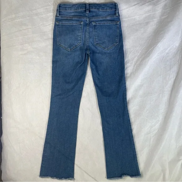 FP Free People Skinny Jeans Women's Size W24 Blue Mid Rise Medium Wash 5-Pocket - Picture 9 of 14
